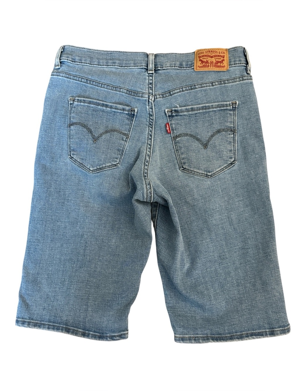 Levi's Blue Bermuda Jean Shorts Size 27